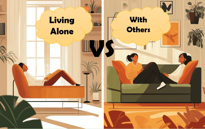 Living Alone vs. With Others